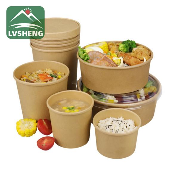 ชามกระดาษคราฟท์ปลอดภัยสำหรับการเอาอาหารไป?